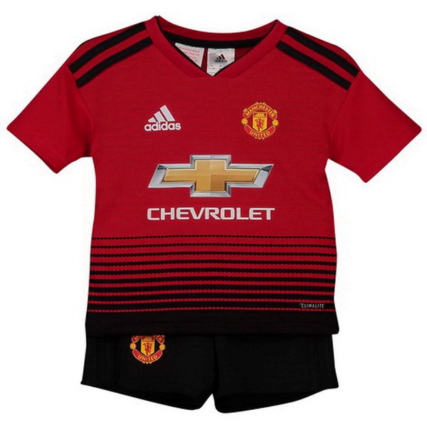 Maillot Football Manchester United Domicile Enfant 2018-19 Rouge